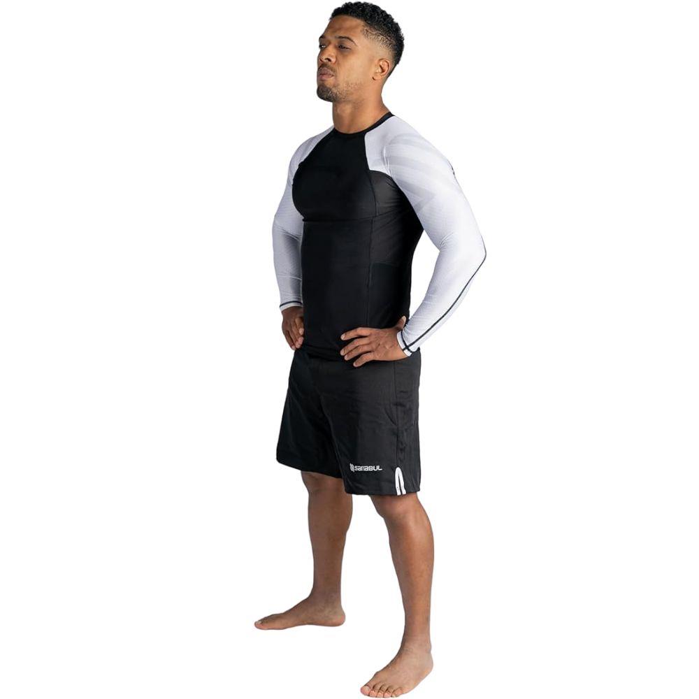 Sanabul Essential Long Sleeve BJJ Rash Guard-Sanabul