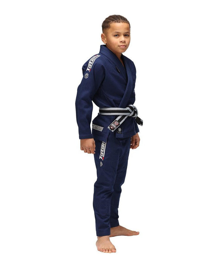 Tatami Elements Kids Superlite BJJ Gi - Navy Blue-FEUK