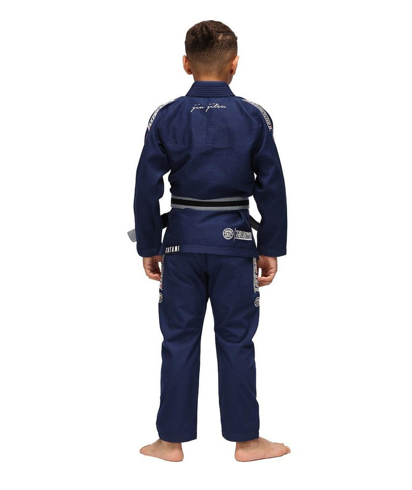 Tatami Elements Kids Superlite BJJ Gi - Navy Blue-FEUK