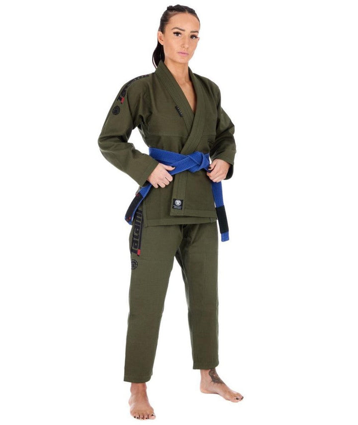 Tatami Elements Ladies Superlite BJJ Gi - Khaki-FEUK