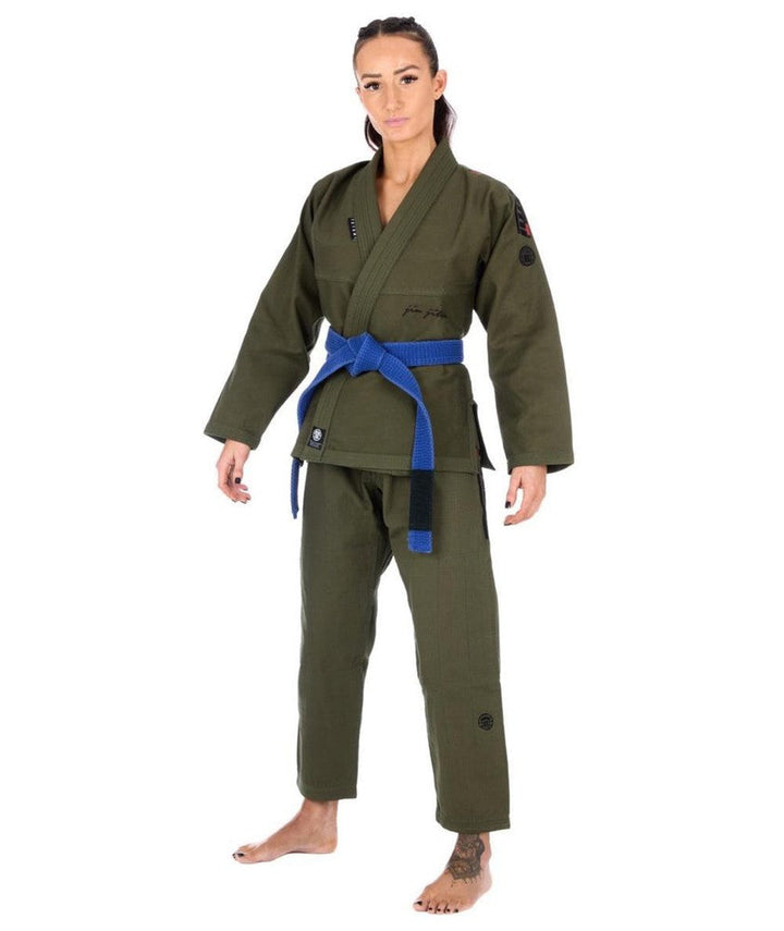 Tatami Elements Ladies Superlite BJJ Gi - Khaki-FEUK