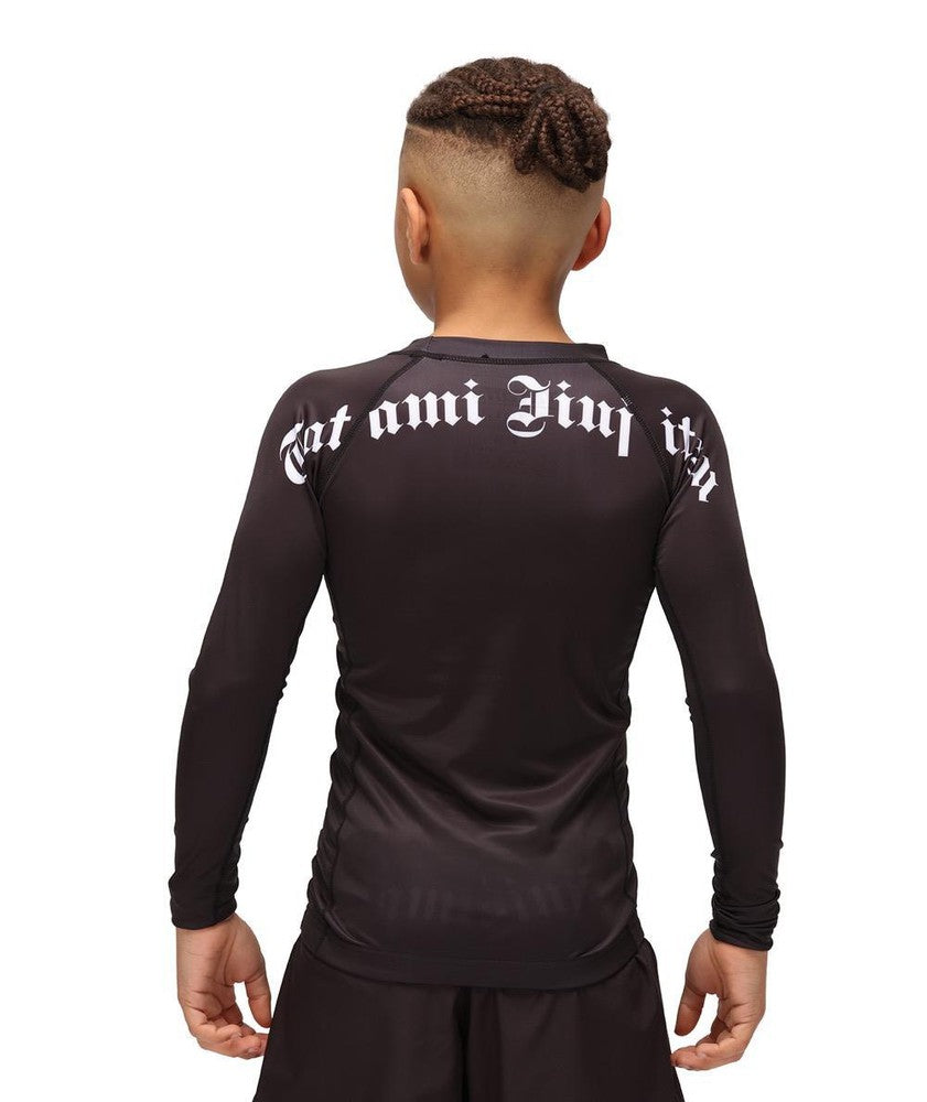 Tatami Kids Gothic Long Sleeve BJJ Rash Guard-FEUK