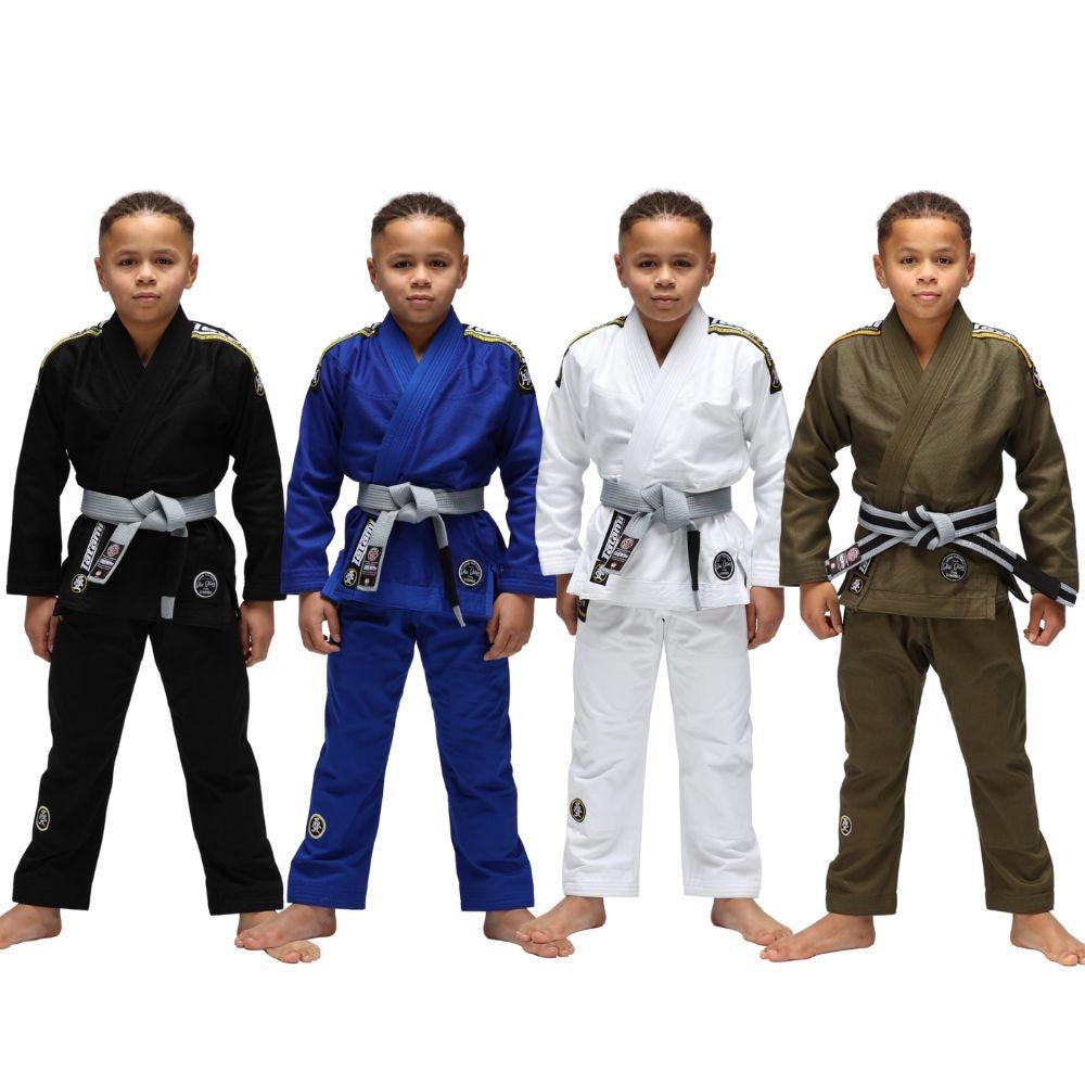 Tatami Fightwear Kid's Uncover Grappling Spats - Large - Black 