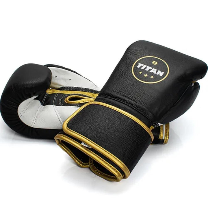 Titan Velocity 3.0 Boxing Gloves - Black - 12oz-FEUK