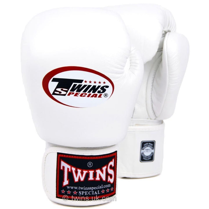 Twins Boxing Gloves - White-Twins