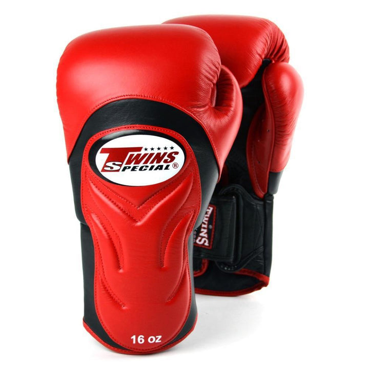 Twins Deluxe Sparring Gloves - Red-Twins