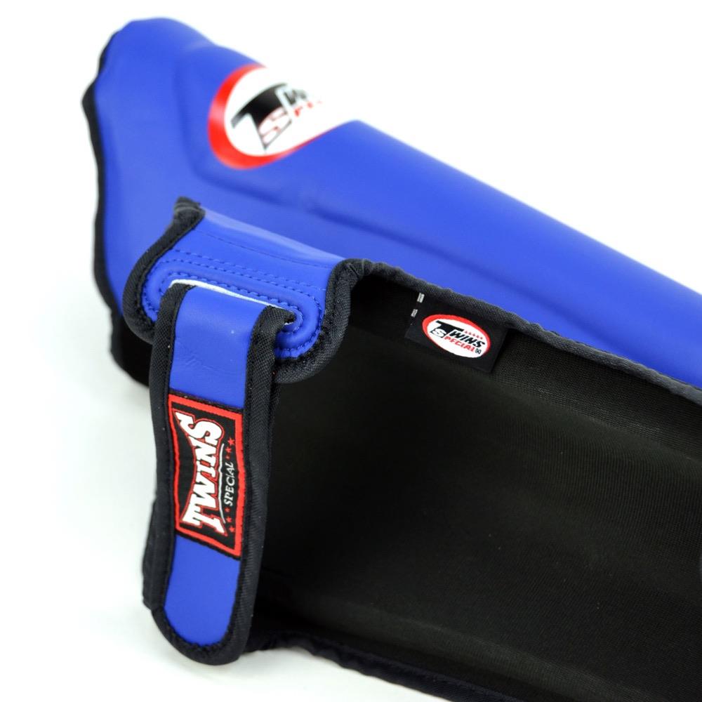 Twins Double Padded Shin Guards - Blue-Twins