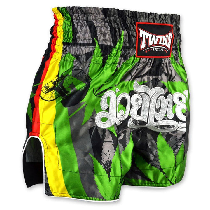 Twins Grass Muay Thai Shorts-Twins