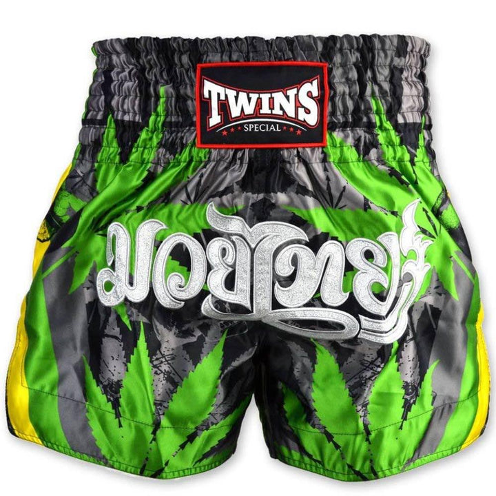 Twins Grass Muay Thai Shorts-Twins