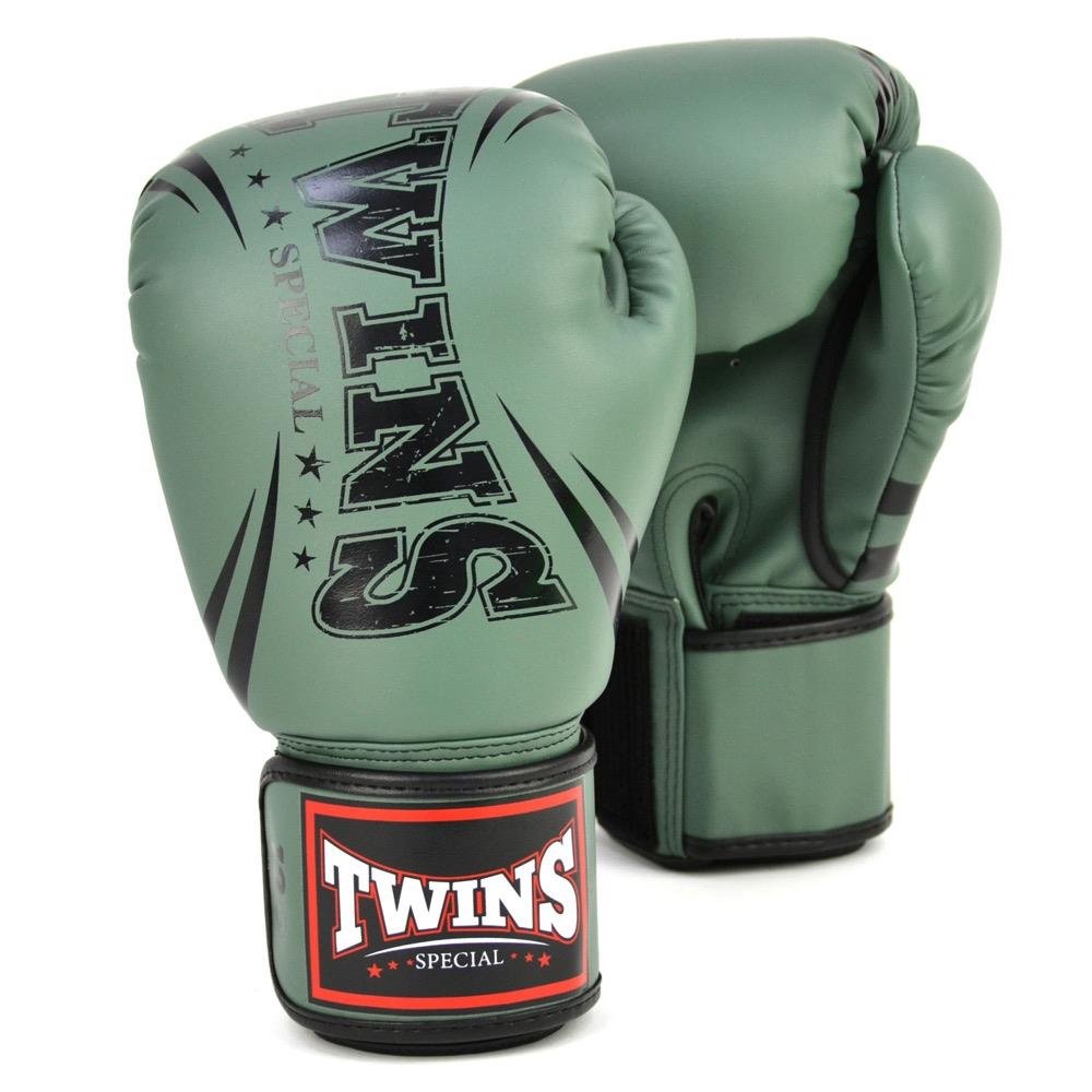 Twins Synthetic Leather Boxing Gloves-Twins