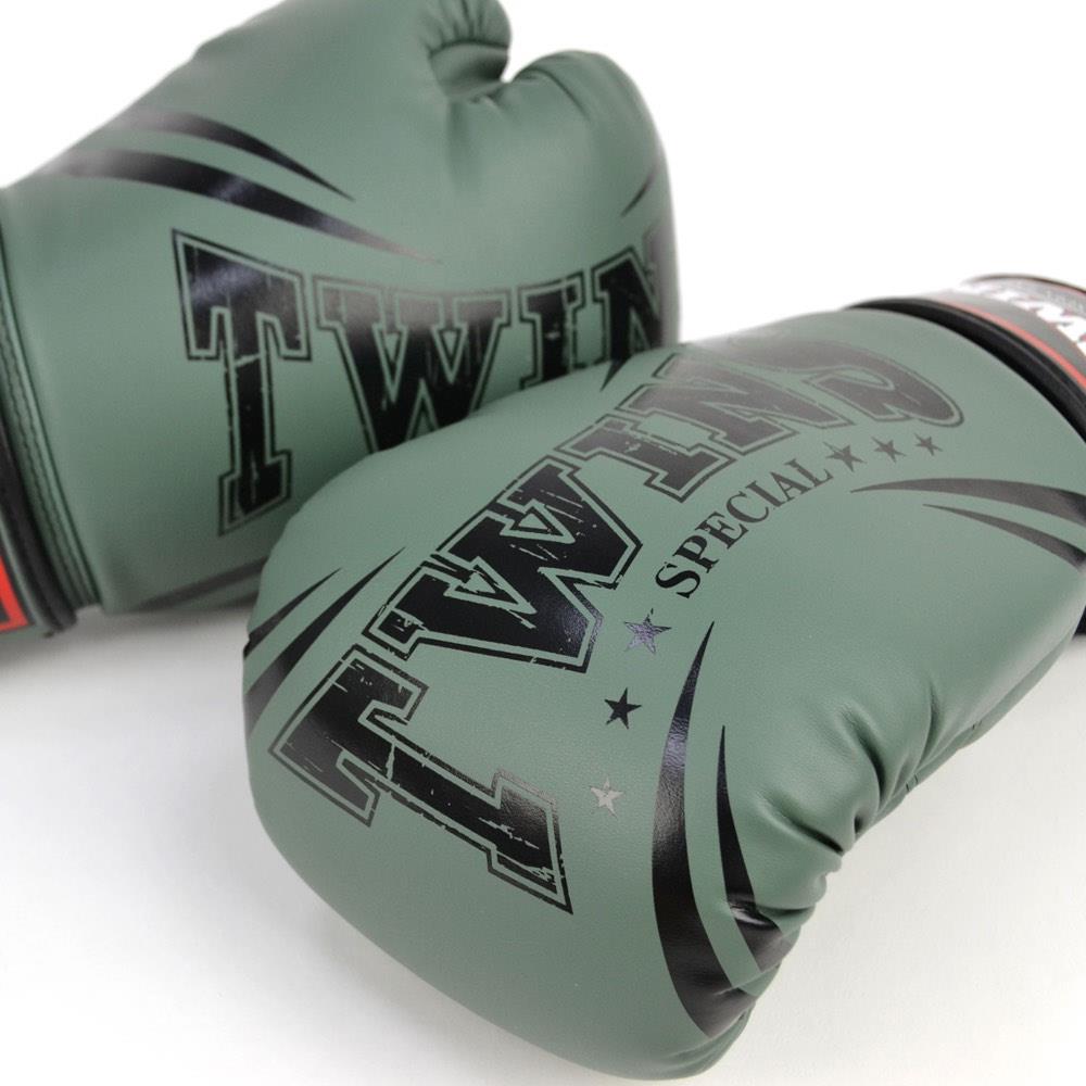 Twins Synthetic Leather Boxing Gloves-Twins