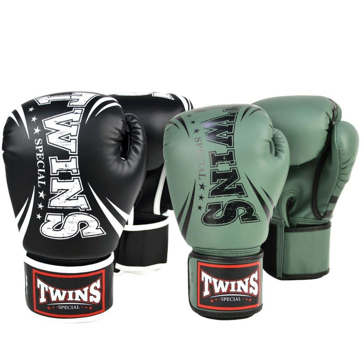 Twins Synthetic Leather Boxing Gloves-Twins