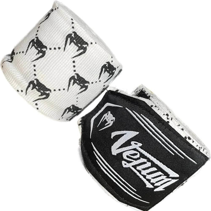 Venum Advanced Monogram Hand Wraps - White/Black-Venum