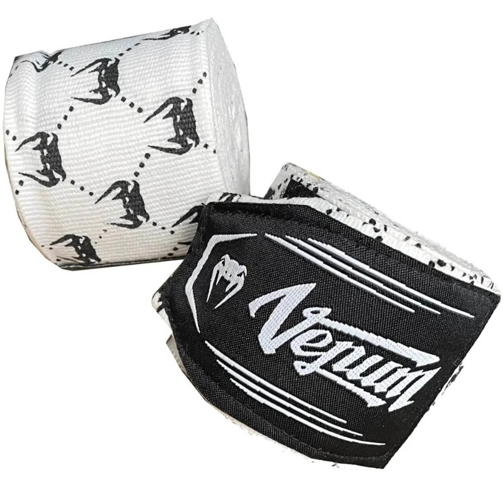 Venum Advanced Monogram Hand Wraps - White/Black-Venum