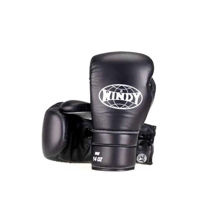 Windy Elite Leather Lace Boxing Gloves-Windy Fightgear