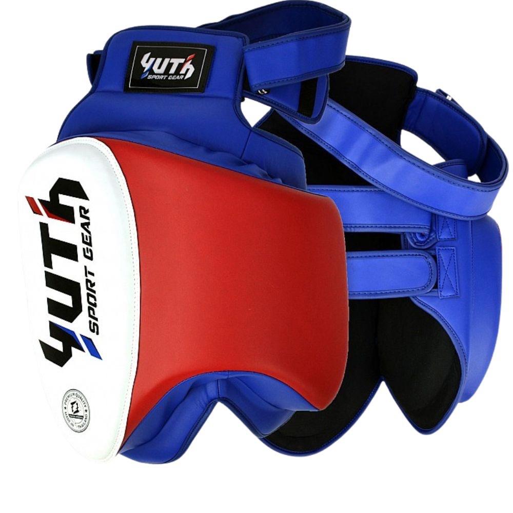 Yuth Thigh Pads - White/Blue-Yuth Sport Gear